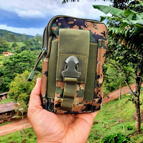 Bolso Edc Tático Modular Militar Pochete Porta Treco Objeto