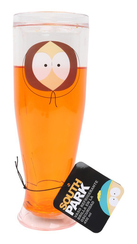 Vaso Magico Brilla En La Oscuridad - South Park Kenny 450ml Color Naranja claro