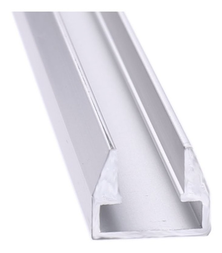 Perfil Aluminio 3 Metros Para Iluminacion Led Vidrio 8mm