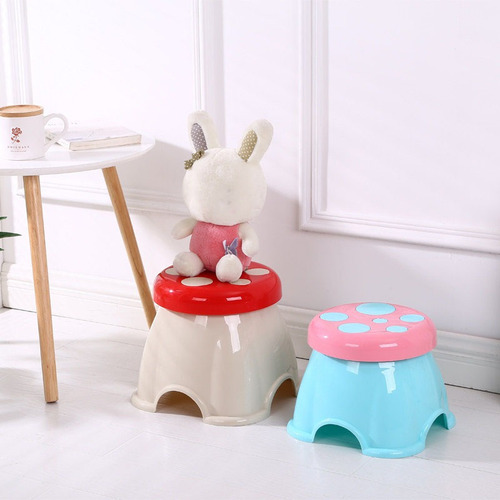 Taburete Tipo Hongo Para Niños De 1 Pieza, Taburete L Café