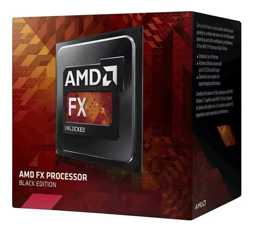 Processador gamer AMD FX 8-Core Black 8320 FD8320FRHKBOX de 8 núcleos e 4GHz de frequência