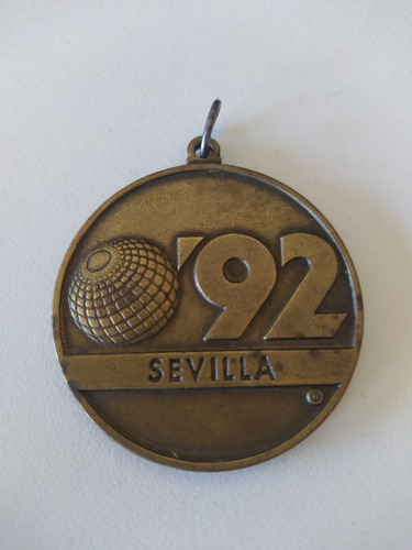 Medalla Metálica Exposición Universal Sevilla 92