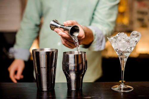 Imagen 6 de 6 de Jigger Medidor Estilo Japones 1 Y 2oz Barman Cocteleria