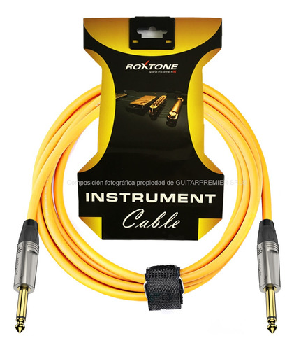 Cable Instrumentos Guitarra Profesional Engomado Colores 3m