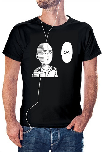 Polera Hombre O Mujer - Saitama One Punch Man Ok