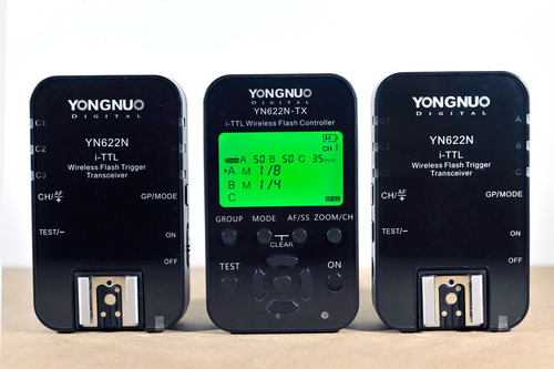 Yongnuo Yn622n-tx + 2 Yn622n