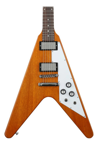 Guitarra Gibson Flying V Antique Natural Con Estuche Material Del Diapasón Palo De Rosa Orientación De La Mano Diestro