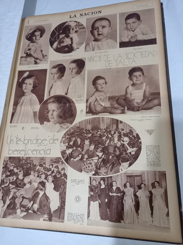 Sln La Nacion 1935 3a Sec Niños De La Sociedad De Salta