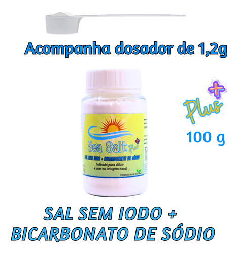Sal Lavagem Nasal Com Bicarbonato De Sodio 100g 3 Unidades