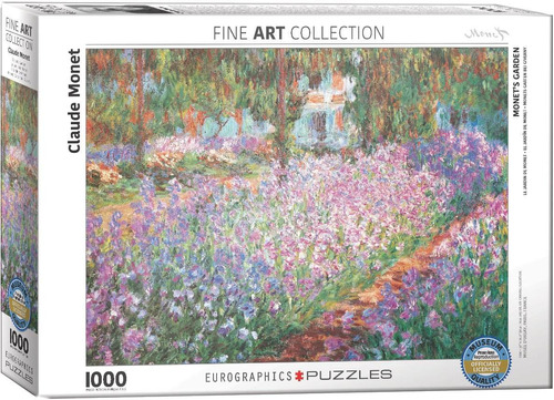 Rompecabezas El Jardin De Monet 1000 Pz Eurographics 4908