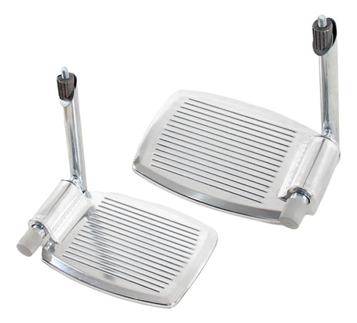 Reposapiés For Silla De Ruedas Pedal De Aluminio Con Poste