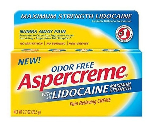 Aspercrema Con Lidocaina 2.7 Onzas