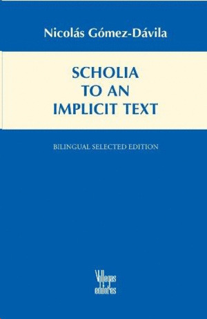Libro Scholia To An Implicit Text