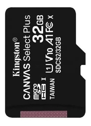 Imagen 2 de 2 de Tarjeta De Memoria Kingston Canvas Select Plus 32gb