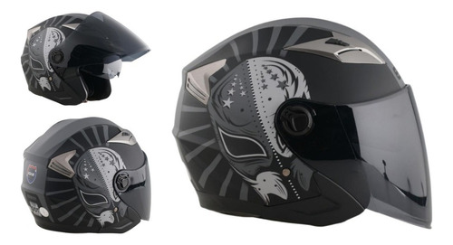 Casco Edge Semi Integral 3/4 Jaguar Colores Certificado Dot