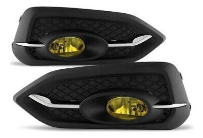 Fit 14-15 Honda Civic 2dr Coupe Fog Lights Lamps Yellow  Jjd