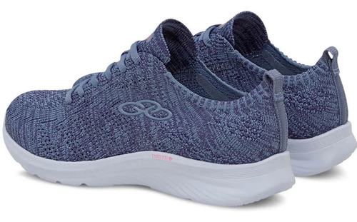 Imagem 4 de 5 de Tenis Feminino Olympikus 130g Ultraleve 749 Caminhada Jeans