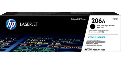 Cartucho De Toner Original Hp Laserjet 206a Negro W2110a