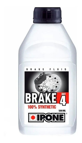 Liquido Freno Ipone Brake Dot 4 100% Sintetico 500ml Ryd