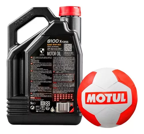 Aceite Sintético 5w40 X-cess Motul Garrafa 5 Lts + Litro Ad