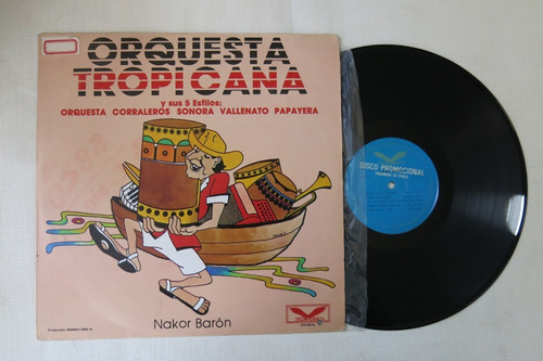 Vinyl Vinilo Lp Acetato Nakor Baron Orquesta Tropicana Y Sus