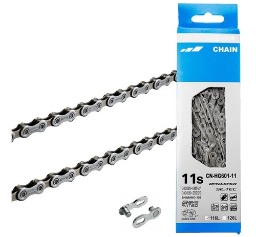 Cadena Shimano 105 11v Hg601-11 E-bike 116 Eslabones