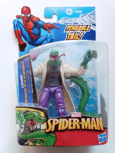 Sewer Clash Lizard Spider-man 3.75 Inch Hasbro 2009 (Usado)