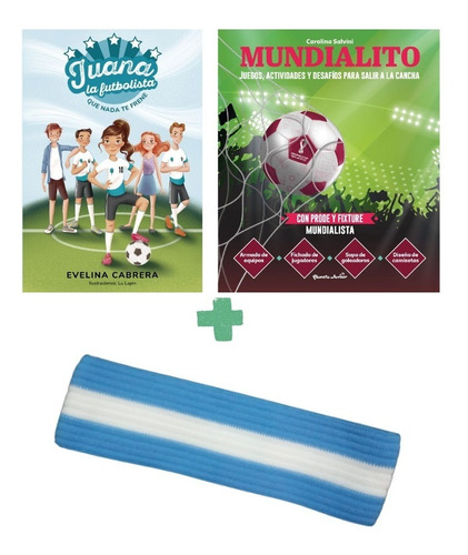 Juana La Futbolista + Mundialito - Promo Mundial - 2 Libros