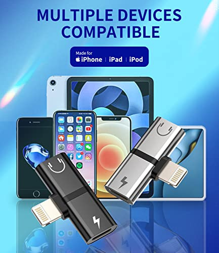 Adaptador Divisor De Audio Para iPhone 14 13 12 11 Pro Max M