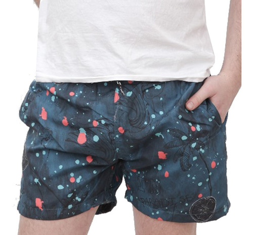 Short De Baño Malla De Hombre Estampada Art 235