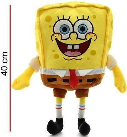 Imagen 3 de 3 de Peluche Bob Esponja - 40 Cm De Alto -