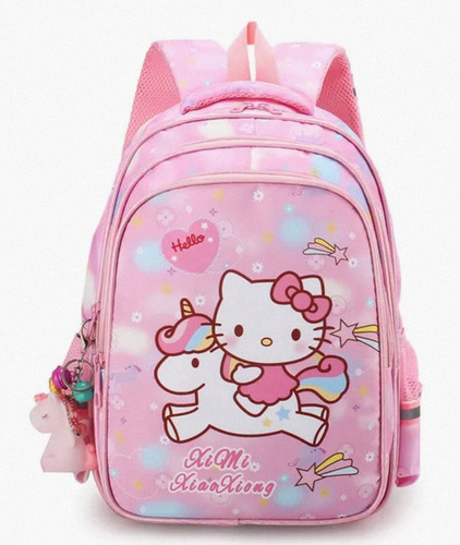 Mochila Escolar De Hello Kitty De Gran Capacidad Para Niñas2