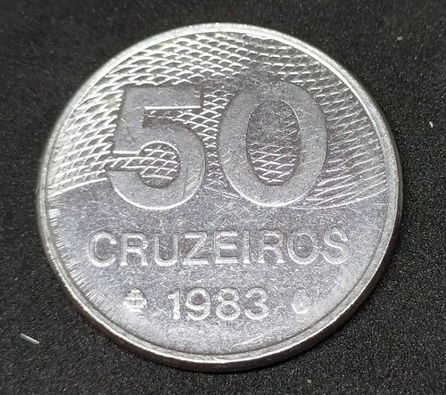 Brasil - Moneda De 50 Cruzeiros - Año: 1983