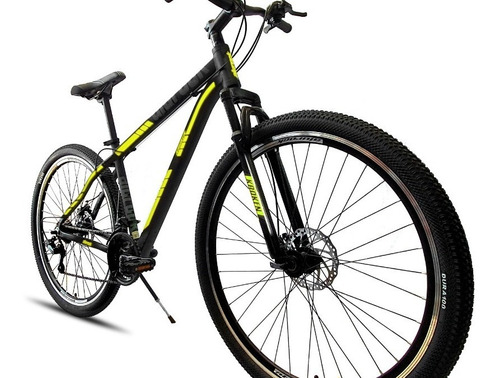 Bicicleta Montaña Alurock Kraken 21v Freno Disco Rod 29 Alum Color Amarillo