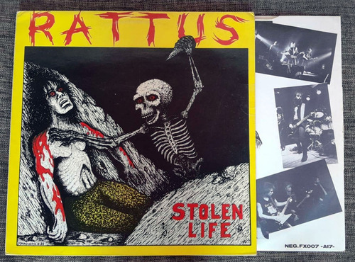Rattus - Stolen Lp 1987 Punk Hardcore Metal Exploited G123