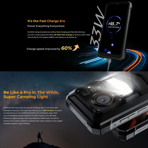 Hotwav W11 Con Android 13, Dual Sim 4g Y Nfc Integrado
