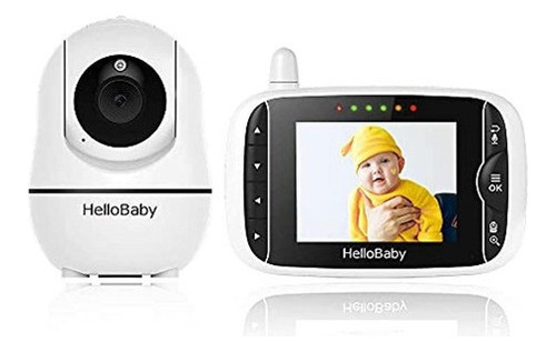 Monitor De Video Para Bebes Con Camara Y Audio, Control Re