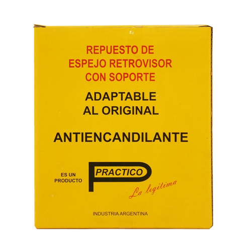 Imagen 3 de 4 de Vidrio Espejo Exterior Megane 2 Generico Vidrio Con Base
