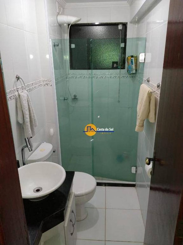 Excelente Apartamento Com 2 Dormitórios À Venda, 80 M² Por R$ 295.000,00 - Recreio - Rio Das Ostras/rj - Ap0703