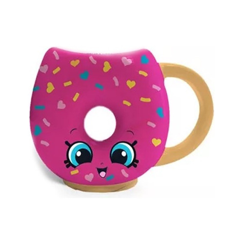 Taza Shopkins 3d En Forma De Dona Rosquilla