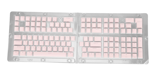 Pbt Keycaps Teclado 129 Llaves Pudding Altura Transparente D