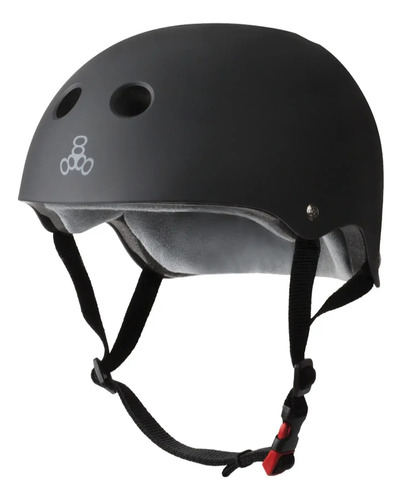 Casco Triple 8 Gris Mate Brainsaver