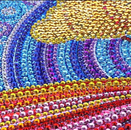 Puzzle 5d - Pintura Com Diamante- Árvore Da Sorte - 30x30 Cm
