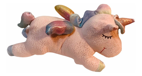 Peluche Unicornio Rosa Con Brillos Hermoso