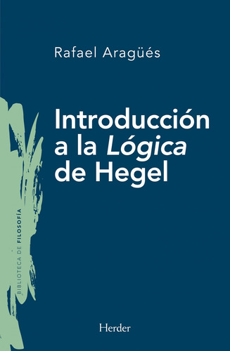 Libro Introducción A La Lógica De Hegel
