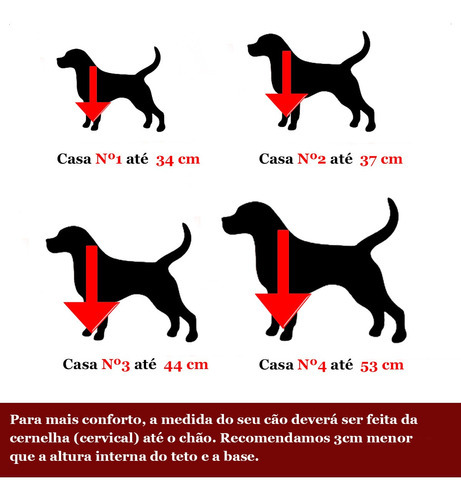 Casa Casinha De Cachorro Médio Nº3 Casa Plástica Desmontável Cor Preto