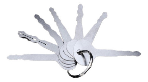 Kit 7 Michas Lock Pick Cadeados Fechaduras Daniu