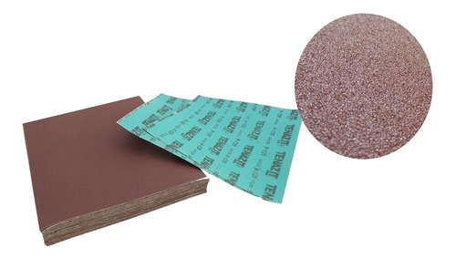 Imagen 2 de 3 de Hojas De Lija Flex Grano 80 Austromex Paq 50 Pzas