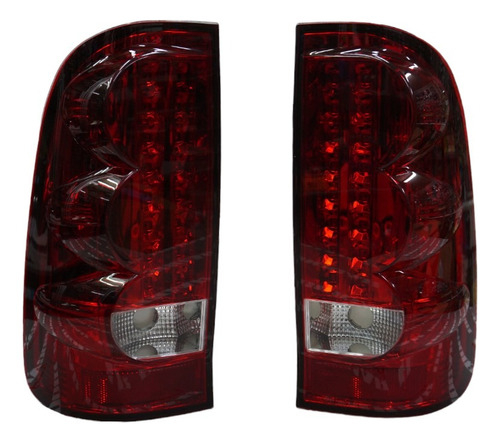 Focos Altezza Led Toyota Hilux 05-14 Rojos - Biocartuning 