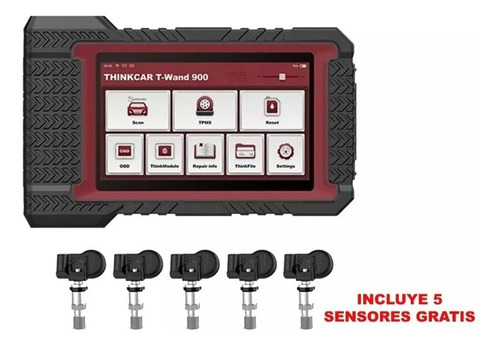 Scanner Tpms Can Fd T-wand900 28 Reinicios Y Sensores Gratis